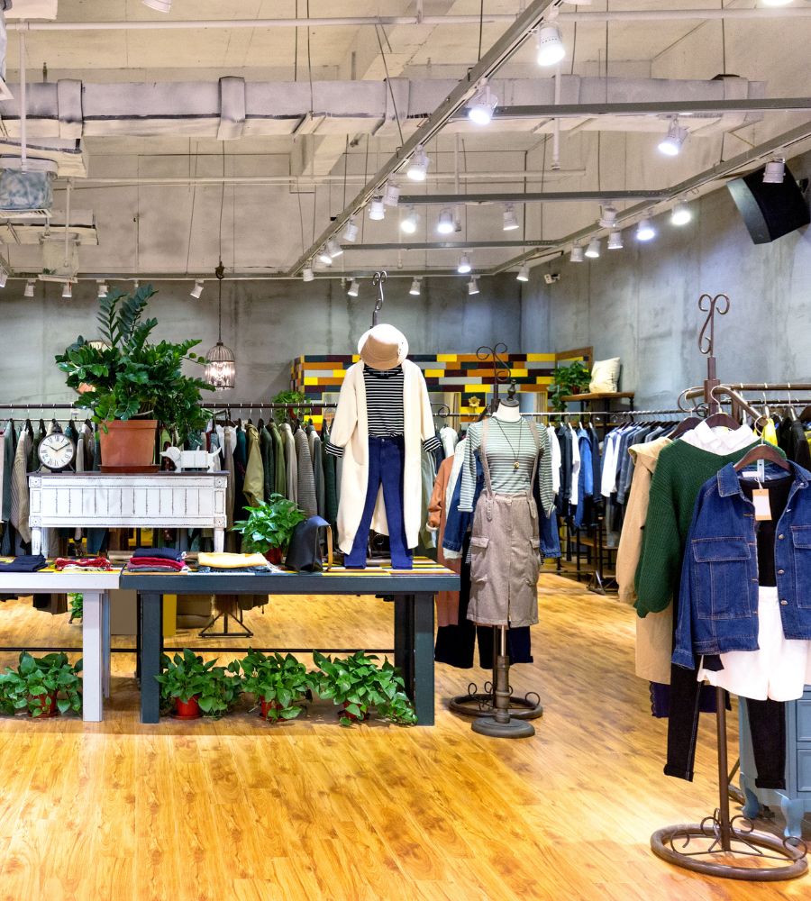 a clothing store