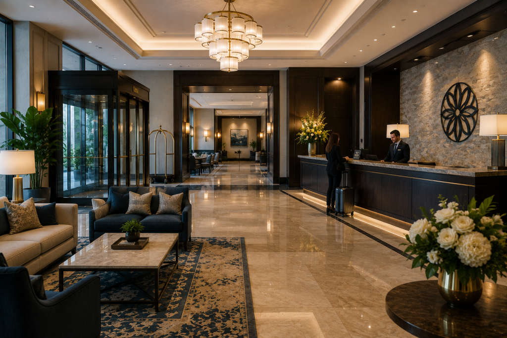 Hotel reception